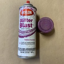 Krylon Glitter Blast Spray Paint, 5.7 Oz., Fierce Fuchsia