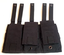 Specter Gear Coyote Black Triple Mag Pouch