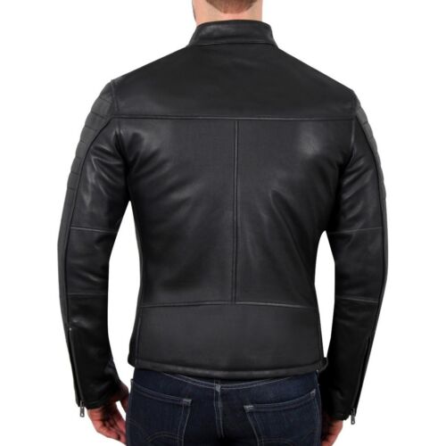 WILLIAM RAST NEW Men's Black Leather Motorcycle Jacket XXL TEDO - Picture 2 of 2