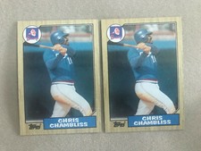 1987 Topps Baseball Card #777 Chris Chambliss Atlanta Braves NMMT Free Shipping!