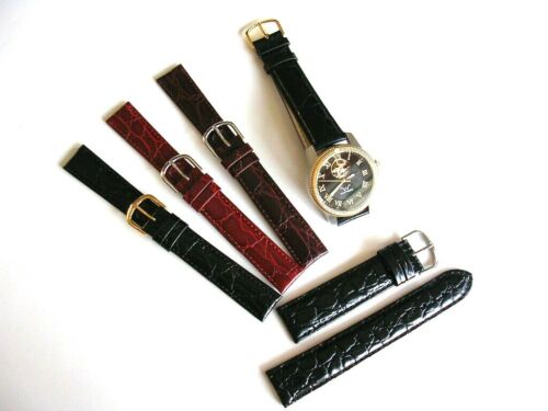 18mm Brown XL Alligator calf Extra Long watchband strap IW SUISSE 16 17 19 20 22 - Picture 9 of 9