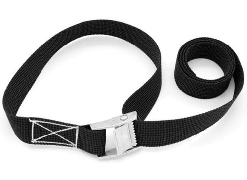 6 Pcs Lashing Strap Adjustable Cinch Strap with Buckles 1" x 2 Ft Black NEW - Bild 3 von 6