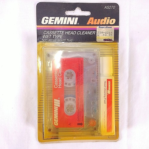 Cassette Tape Head Cleaner Gemini Audio AS270 NEW eBay