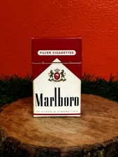 1996 Vintage Marlboro Wooden Matches in Flip Top Box by Philip Morris Germany