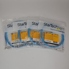 Lot of 4 Startech ROLLOVERMM6 6 ft Cisco Cons...