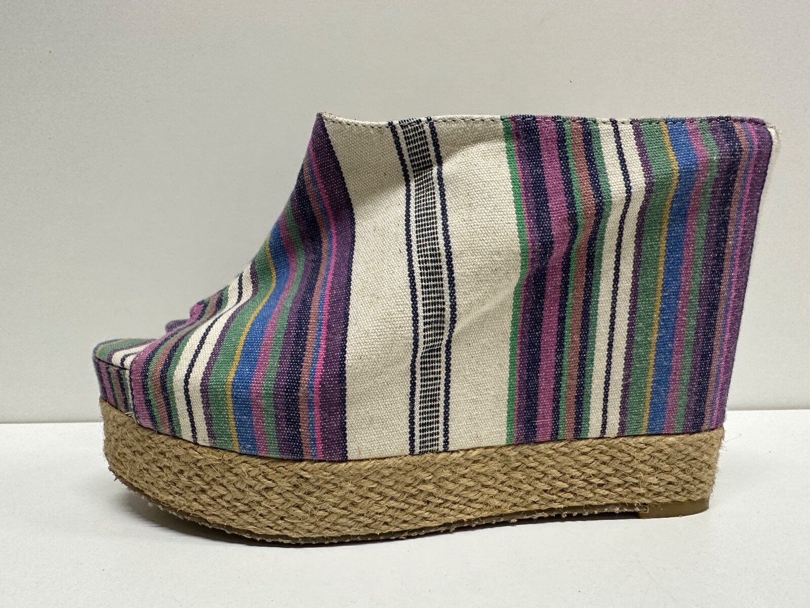 Chinese Laundry Keep Going women size 7.5 platform sandals with textile upper