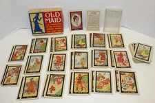 Vtg E.E. Fairchild ALL-FAIR OLD MAID Card Game Nursery Rhyme Fairy Tales Extras