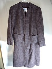 Pendleton Vintage Made In USA 100 Virgin Wool Blazer/Skirt Combo 31Waist Read