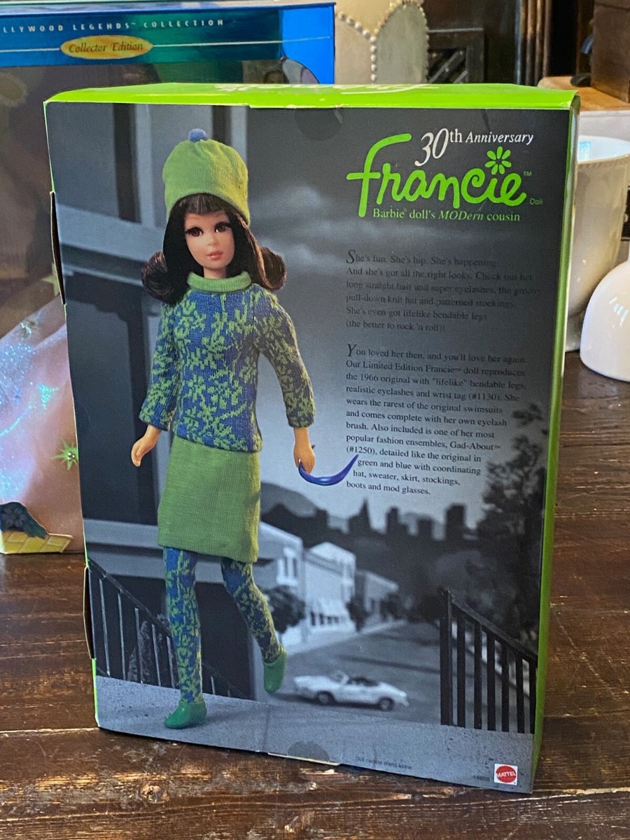Vintage 30th Anniversary Francie Barbie Doll's Modern Cousin