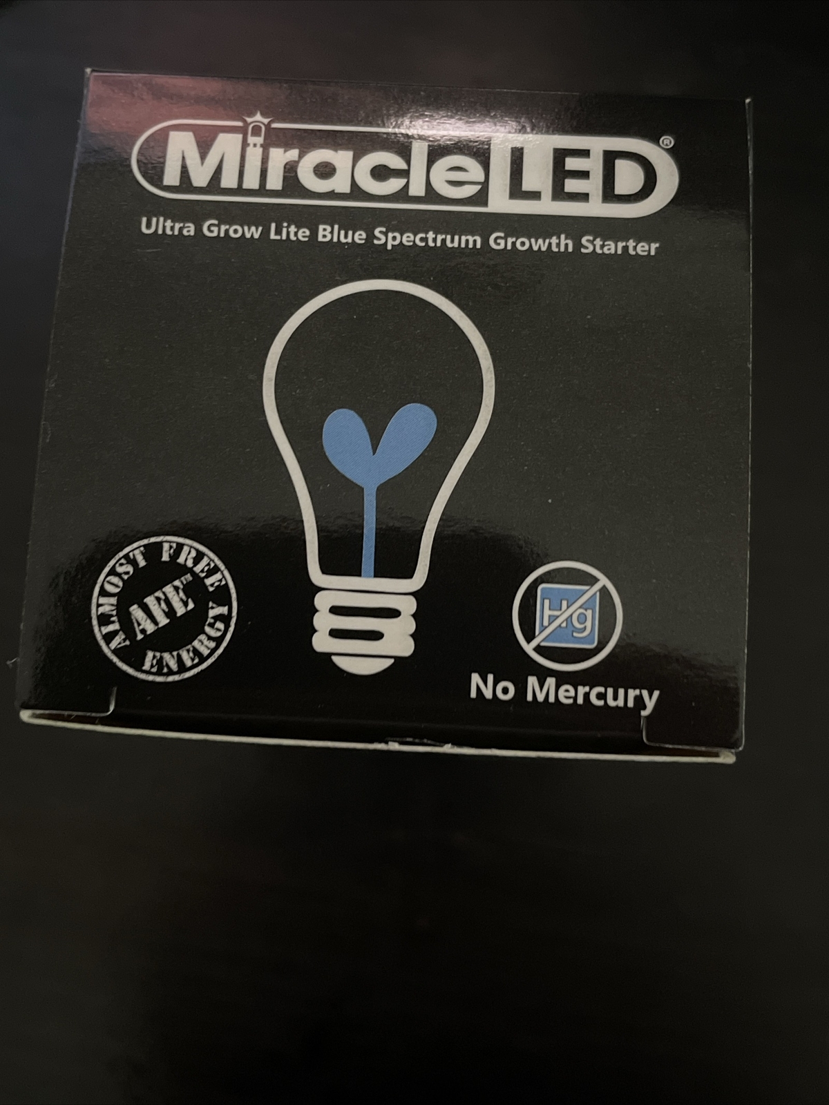 Miracle LED Blue Spectrum 450nm Indoor Veg Grow Light Bulb, 12W Replaces 150W
