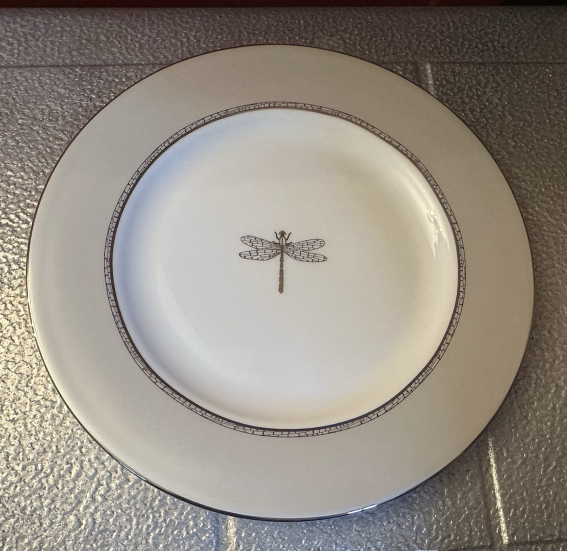 Kate Spade Lenox June Lane Salad Plate Platinum Bone China