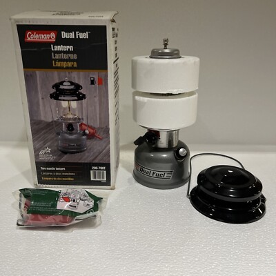 Coleman Dual Fuel 2 Mantle Lantern Model 285-700T New In Box 04/02