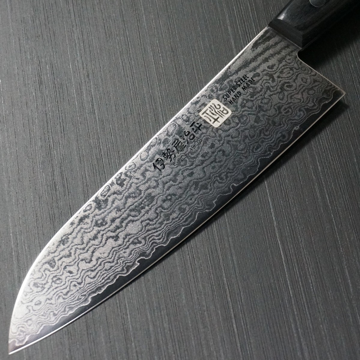 Japanese SETO ISEYA 33 Layers Damascus VG10 Santoku Knife 180mm
