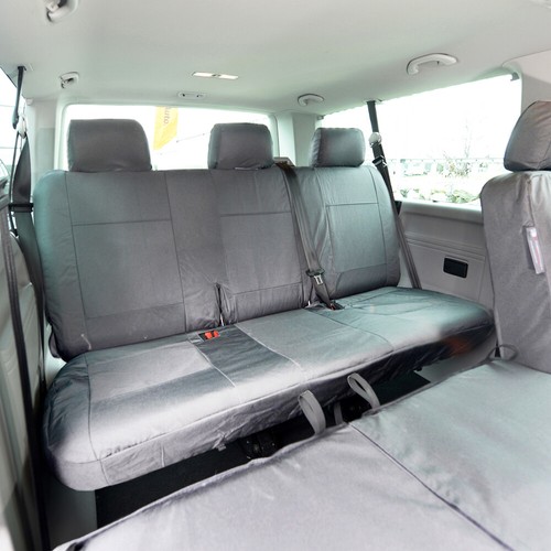VW TRANSPORTER T5/T5.1 SEAT COVERS KOMBI SHUTTLE WATERPROOF TAILORED - Picture 68 of 228