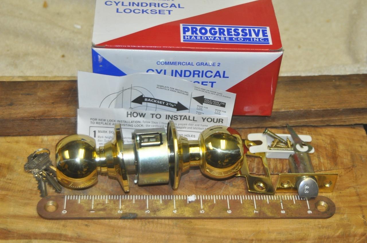 Progressive Hardware Co. Grade 2 Cylindrical Locksets 477/3(B) New Lot