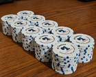 Lot 100 NEW 2004 EL CASINO CLUB BAHIA $1 chip SAN JUAN Condado Puerto Rico poker — photo 1