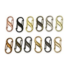 Bag Clasps Metal S-type Snap Hook Swive Clips For Strapping Bag Chian Handbag