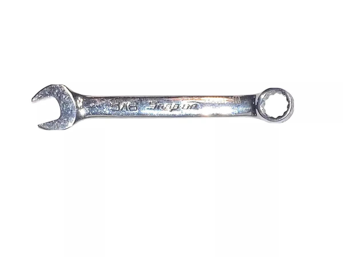 Snap on Stubby Combination Wrench Set Sae 5 16