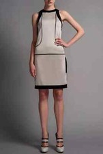 Versace Versus Gray and Black Halterneck Dress 38 - 4