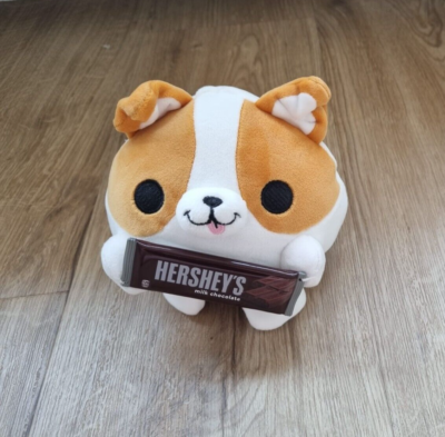 Snackles Plüschtier Corgi Mit Hershey‘s Schokolade - 36 Cm Groß & Superweich