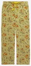 Official Disney Winnie the Pooh  Piglet Forest Green Comfy Pajama Lounge Pants 