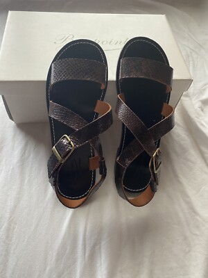 Bonpoint Girls And Women Leather Sandals Size 39