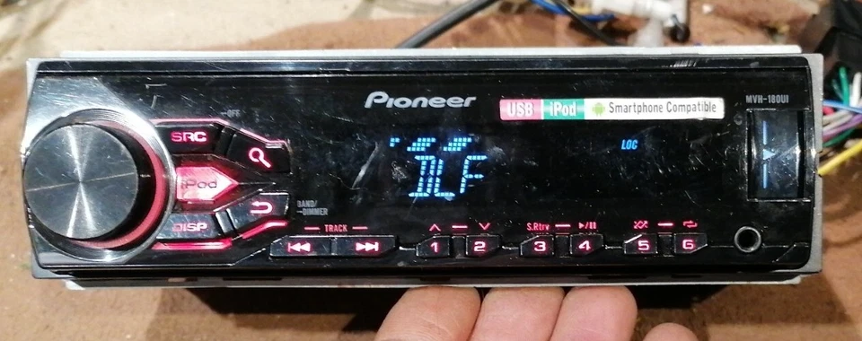 Pioneer MVH-180UI Autoradio USB MP3 WMA WAV FLAC AUX + Adapter + Rahmen - Bild 3 von 4