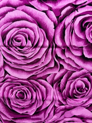 36" x 44" Twilight Garden by Fabric Freedom in London England (Floral) - Picture 4 of 9