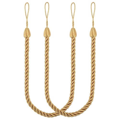 4 Curtain Tieback Tie Backs Holdbacks Handmade Braid Durable Curtains Rope Nylon - Bild 14 von 16