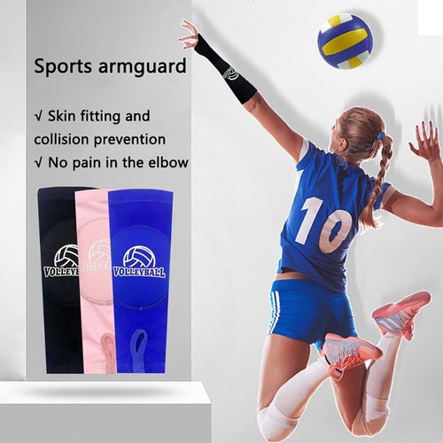 1 Pair Black White Blue Pink Arm Warmers Arm Sleeve Basketball Volleyball