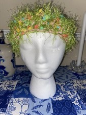 Grinch Green Crochet Headbands - Handmade