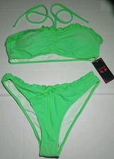 Shekini Women's Two-Piece Swimsuit Size Medium Neon Bikini Very Versatile Style