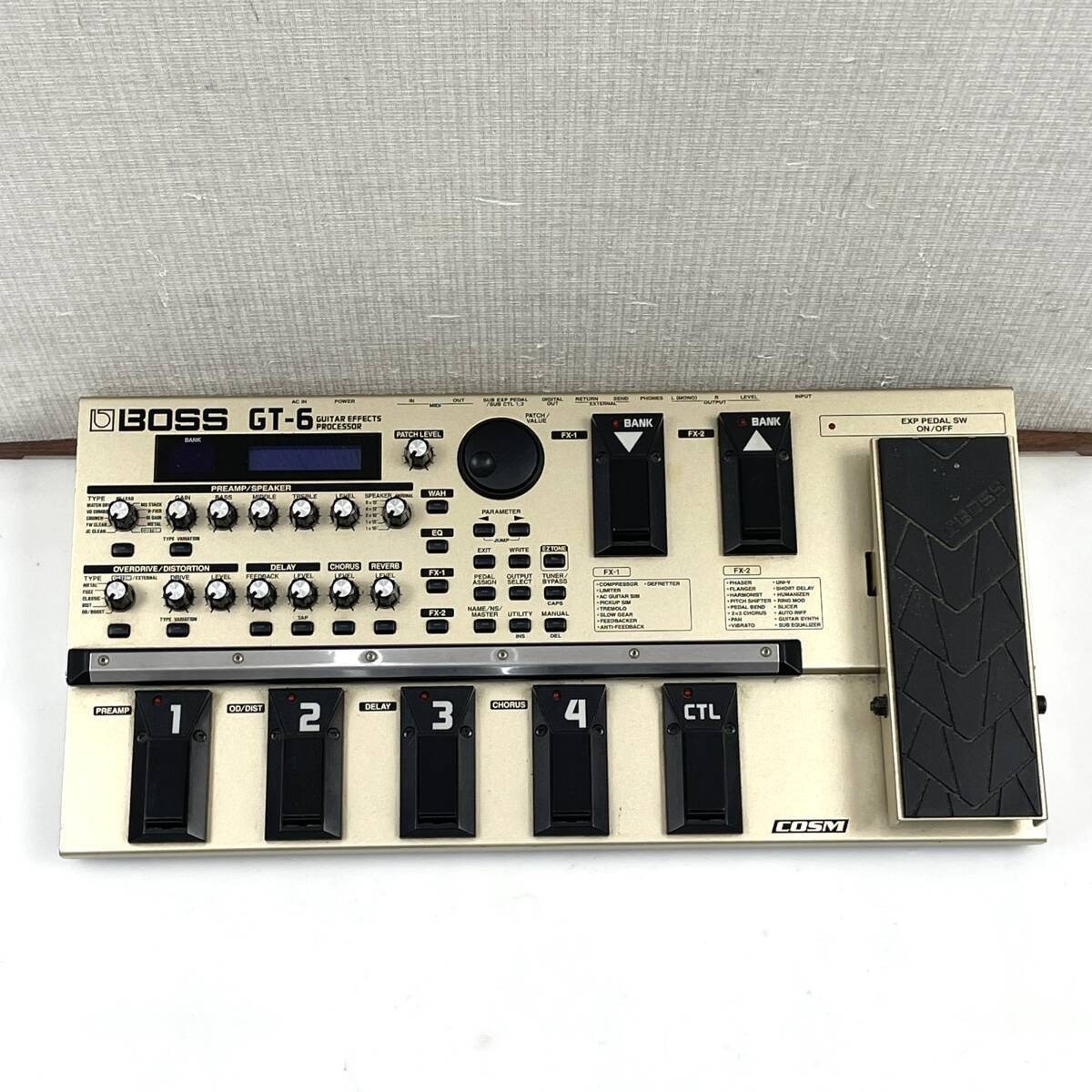 ギター BOSS GT-6 Guitar Effects Processor BOSS GT-6 Guitar Effects Processor | Musician's Friend