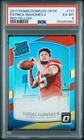 2017 PANINI DONRUSS OPTIC RED/YELLOW #177 PATRICK MAHOMES II ROOKIE RC PSA 6