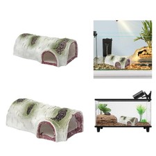 Turtles Basking Platform Reptile Hideaway Multipurpose Hide Cave Habitats Decor