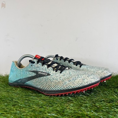 Brooks Mach 19 Turnschuhe ohne Spikes Größe 9 Herren blau bequem Schnürschuhe Rennschuhe