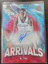 2022-23 Topps Finest OTE Arrivals Kok Yat Autograph #FAA-KY /5