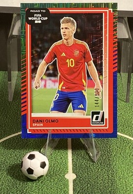 Dani Olmo Blue Green Maze /270 Panini Donruss Road to World Cup