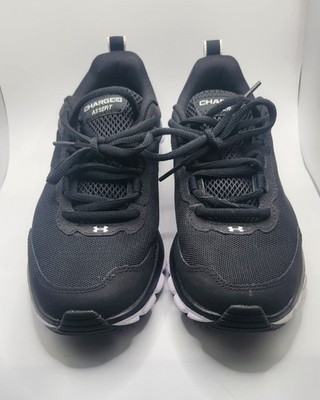 Size 7.5 Womans, Under Armour Charged Assert Running Shoes, Pre-owned 