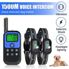 4900 FT Remote Dog Shock Training Collar Rechargeable Waterproof LCD Pet Trainer