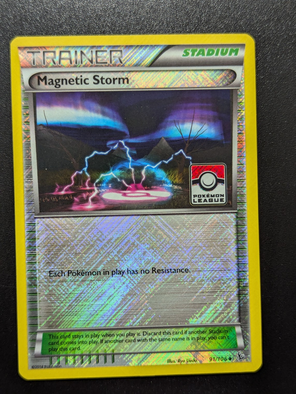 Magnetic Storm - 91/106 (Pokemon League) Reverse Holo 091/106 NM