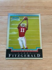 2004 Bowman Chrome Larry Fitzgerald Rookie Card. rookie card picture
