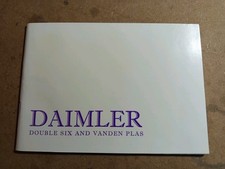 NOS Daimler Double Six / Vanden Plas Handbook. 1977. Mint condition. E.1042/3