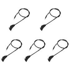 5Pcs Adjustable دراجة نارية Clutch كابل بديل أسود Pull Cord