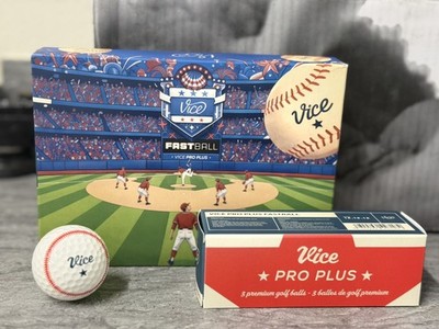 **NEW** Limited Edition Vice Pro Plus  Fastball  Golf Balls - 3 Balls