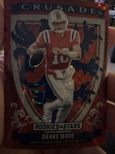 2025 Panini Rookies & Stars - Crusade Drake Maye #29 Red Plaid