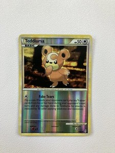 Pokemon TCG Teddiursa Reverse Holo Common Card #73/95 Call of Legends