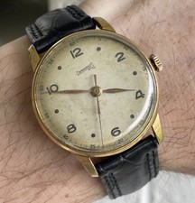 Orologio svizzero Eberhard & Co anni 40 carica manuale cronometro uniforme solo quadrante classico