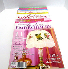 Creative Machine Embroidery & Textile Art Magazines Projects and Inspiration X 6