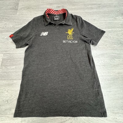 Liverpool 125 Years Jersey Football Polo Shirt New Balance Men s Small
